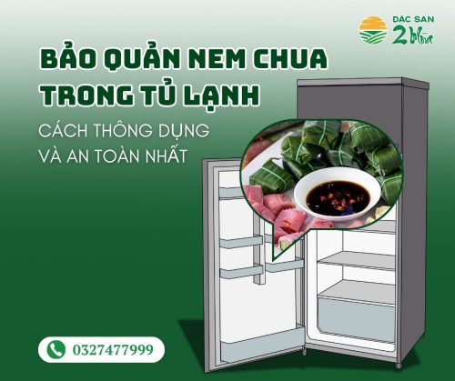 bảo quản nem chua